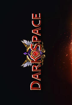 DarkSpace PSD шаблон игрового логотипа