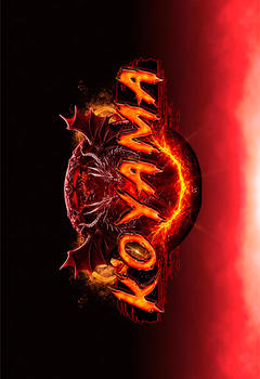 Koyama редагуємий ігровий логотип