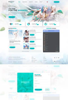 Perfect Game Website Template