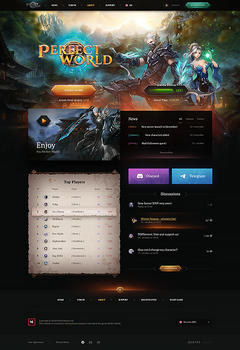 Perfect World Website Template