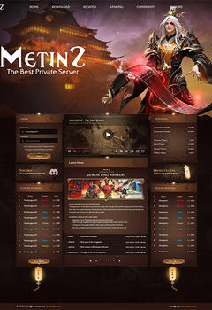 Solomon Metin2 Game Website Template